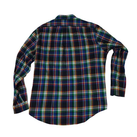 Ralph Lauren Mens Custom Fit Plaid Shirt XL Multicolor 100% Cotton ButtonDown LS - Picture 5 of 5
